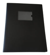 A4 Black Flexible Cover 100 Pocket Display Book