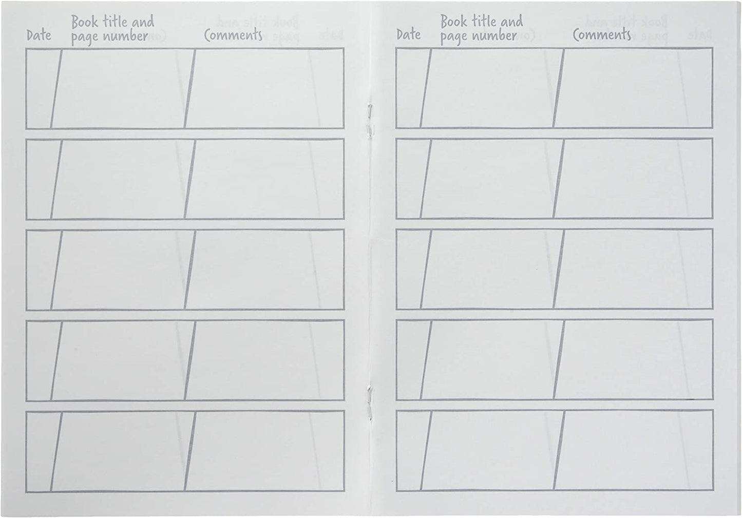 A5 Children's Reading Record Book