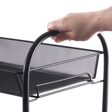 3 Tier Metal Storage Utility Tray Cart Trolley