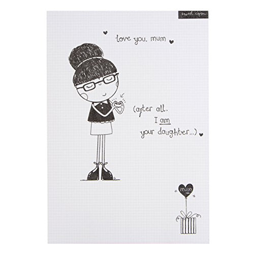 Hallmark Birthday Card For Mum 'Love You Mum' - Medium 