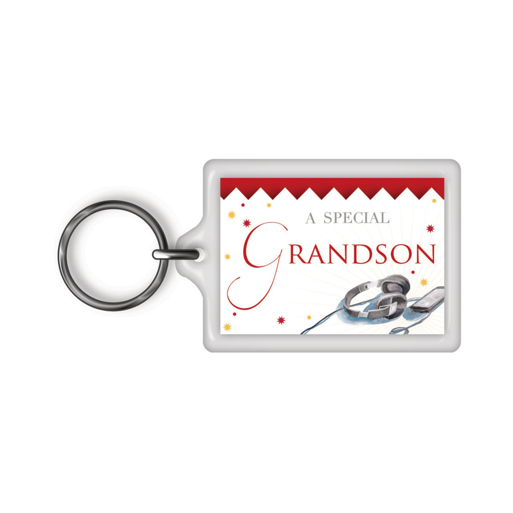 A Special Grandson Celebrity Style World's Best Keyring