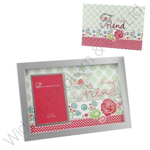 Laura Darrington Wonderful Friend 4 x 6 Photo Frame Gift For Her