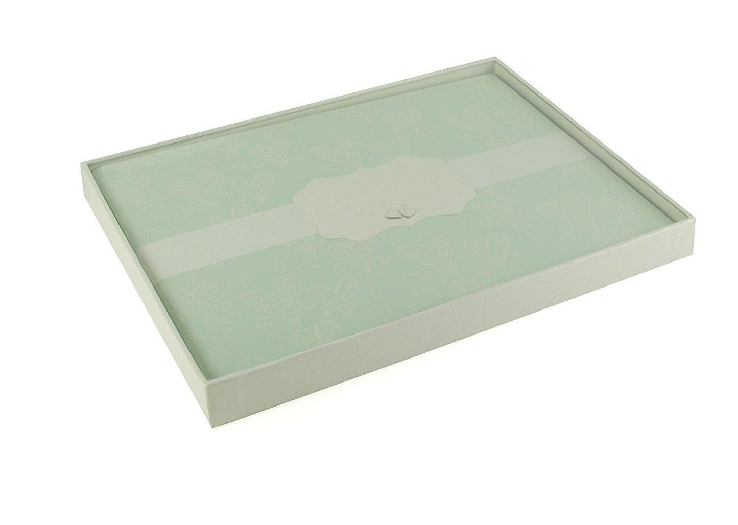 Love & Cherish Pearlised Paperwrap Guest Book