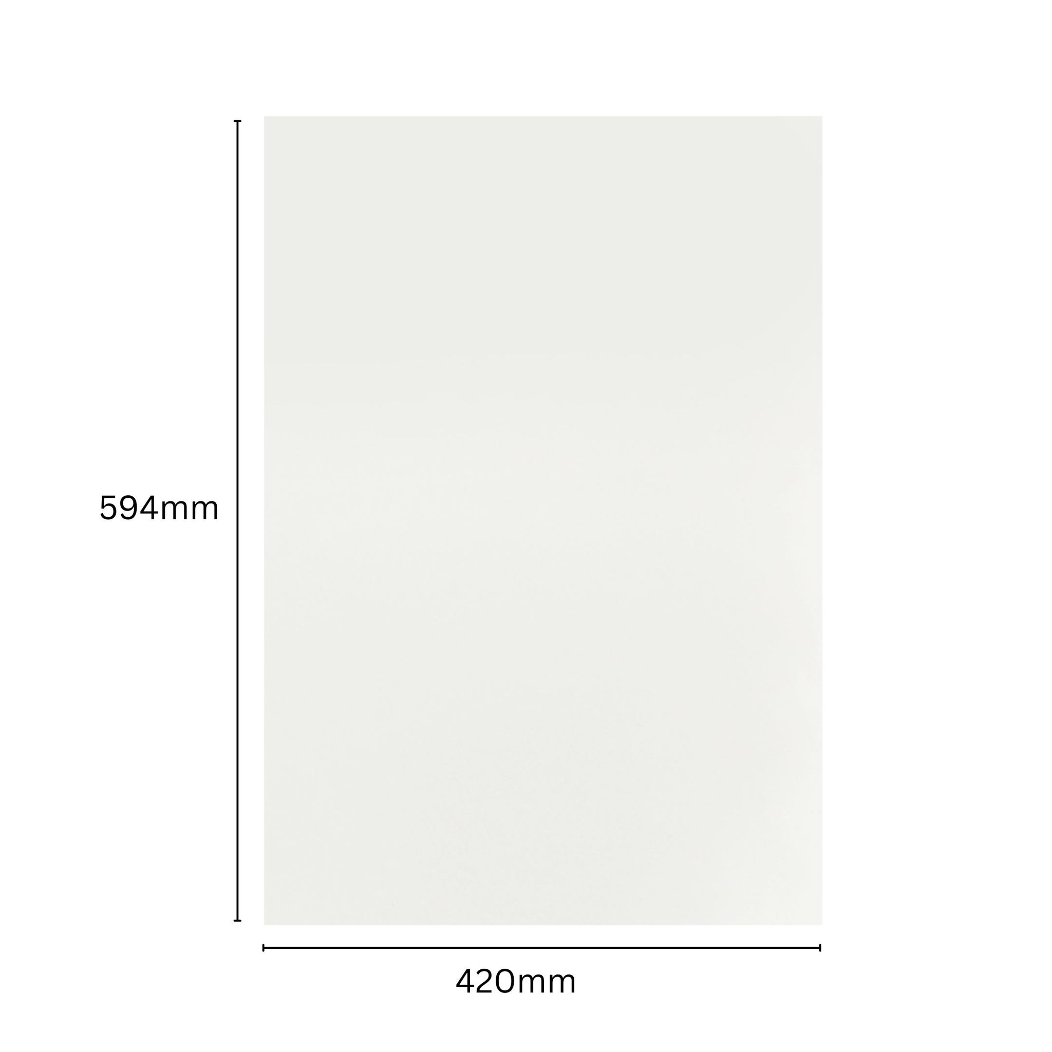 Pack of 10 A2 5mm White Foam Boards – 420 x 594mm