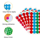 Pack of 420 Red Smile Face 24mm Self-Adhesive Labels