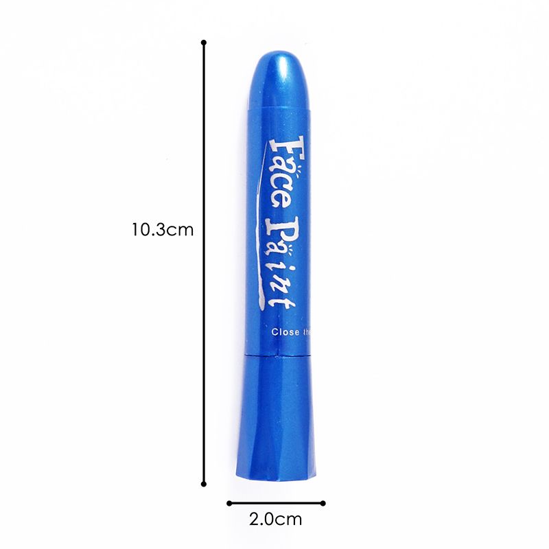 Pack of 6 Assorted Metalic Colours Face Paints