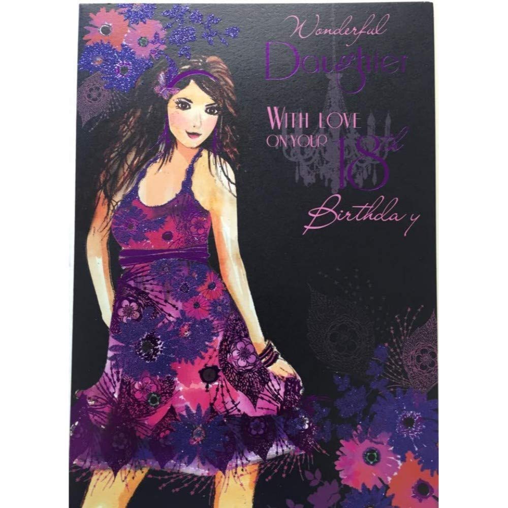 Daughter On Your 18th Birthday Greetings Card Age 18