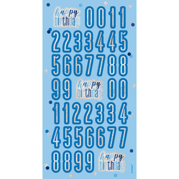 Birthday Glitz Blue Balloon Weight Centerpiece {DC}