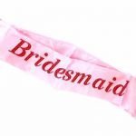 Bridesmaid Sash Pink Hen Party {DC}