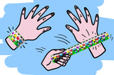 Single Football Snap Bracelet