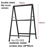 Metal Frame Double Side Advertising Outdoor Poster Display Stand 60 x 90cm