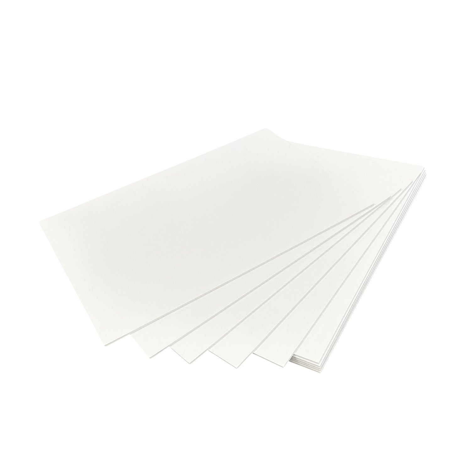 Pack of 10 A2 5mm White Foam Boards – 420 x 594mm