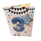 You are 3 Boy Balloon Boutique Greeting Card