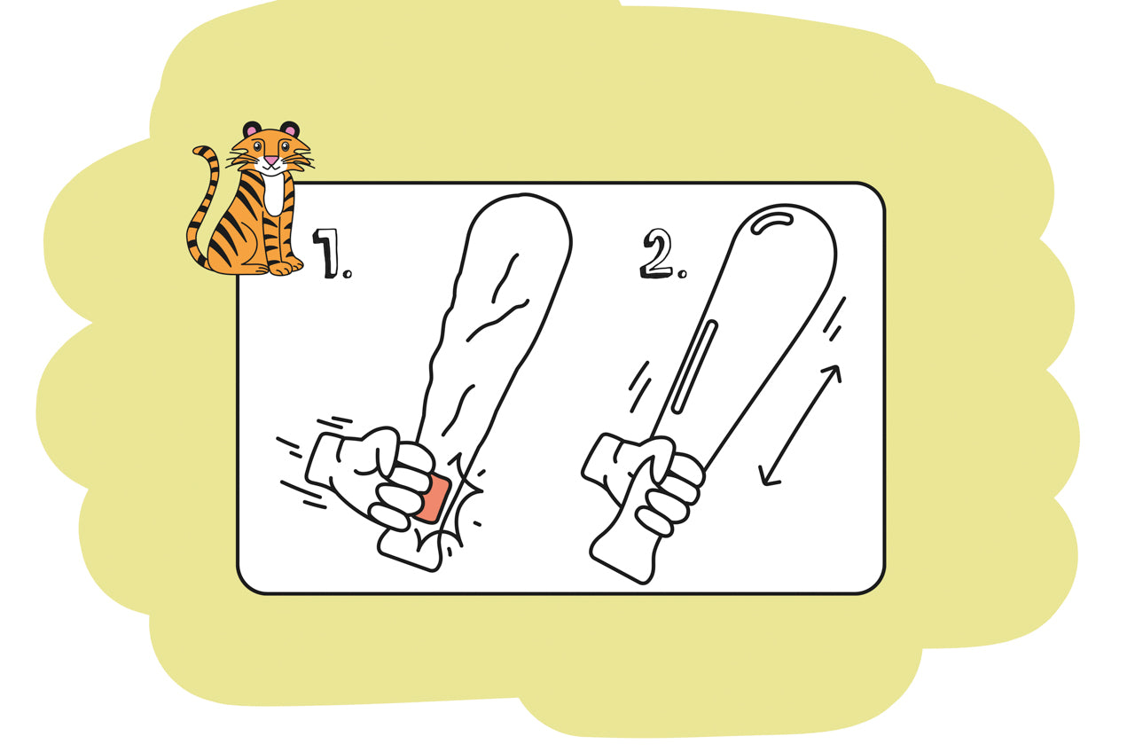 Single Wild Animals Print Self-Inflating Bat