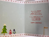To My Teacher Happy Christmas School Thank you Appreciate Greeting Card