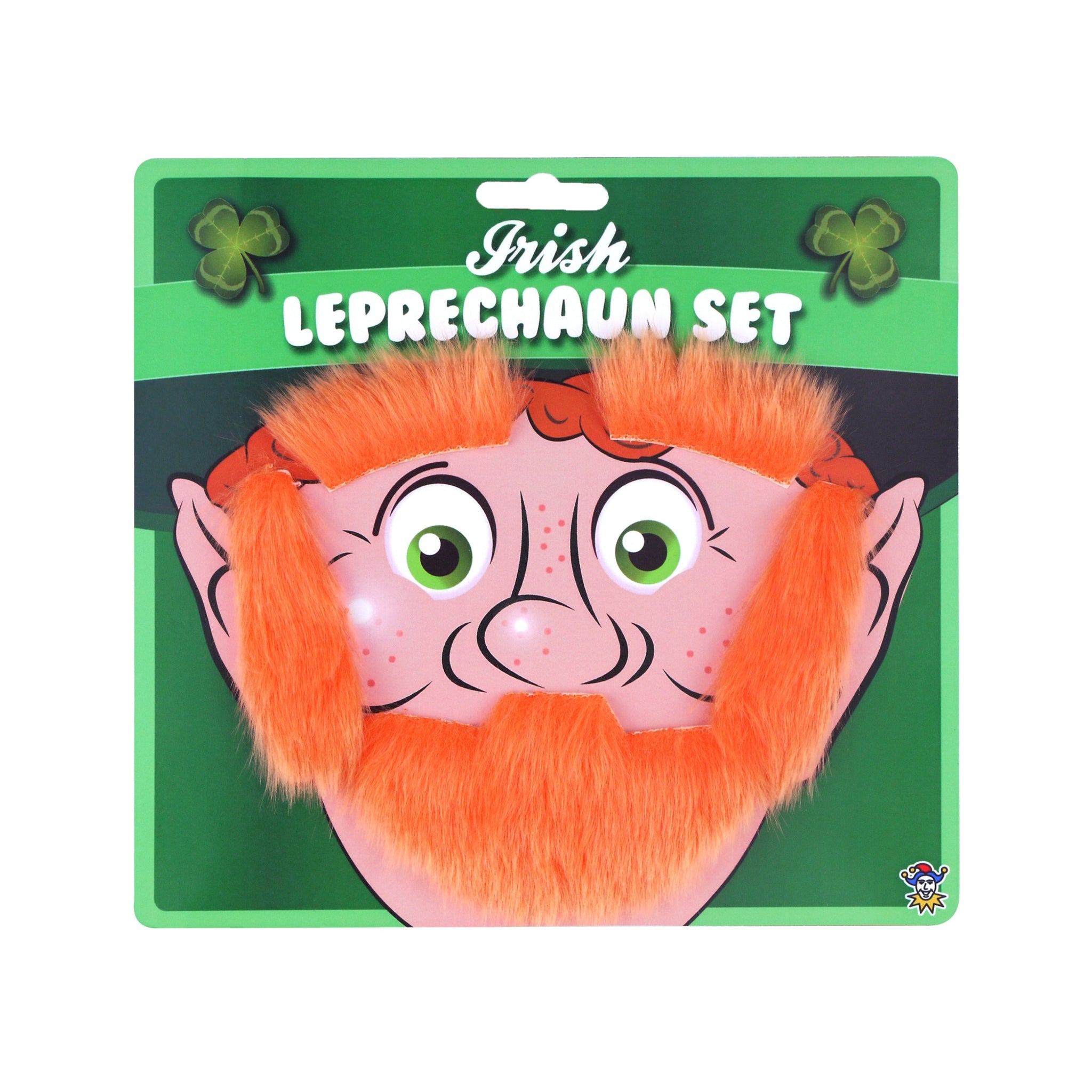 Beard Eyebrows & Sideburns Leprechaun Set