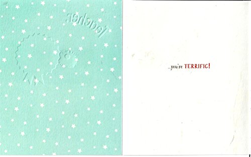 Teacher You're The Best Thank You Card