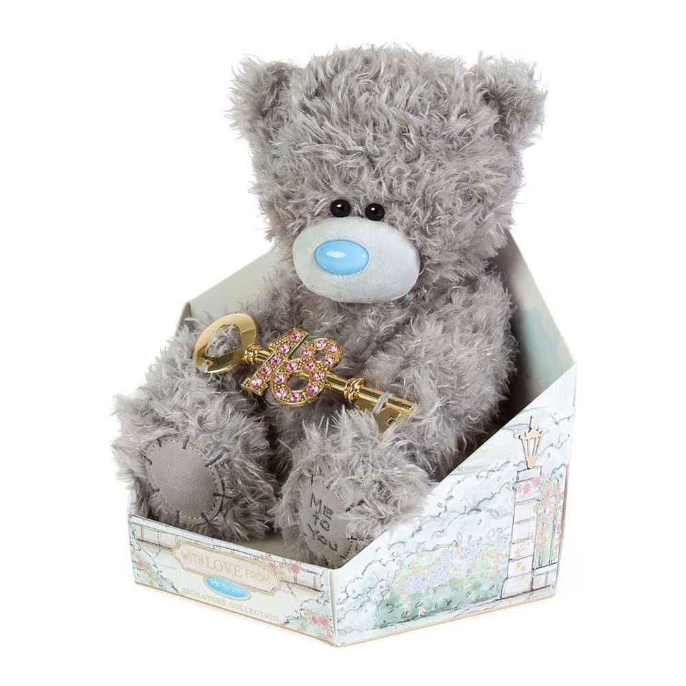 Me to You Cute Plush 18th Birthday 19cm High Presented On Premium Gift Plinth Signature Collection