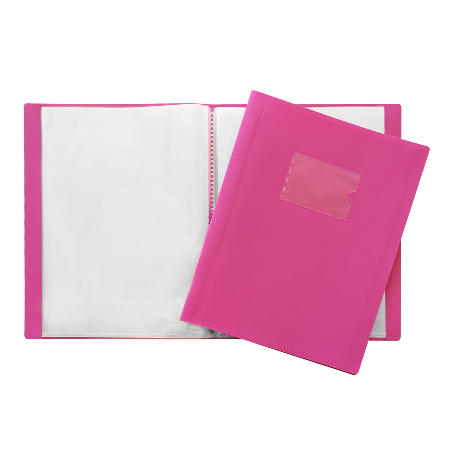 A4 Pink Flexible Cover 40 Pocket Display Book