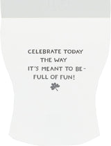 Guinness Shaped Design It's St. Patrick's Day! Quality Greetings Card