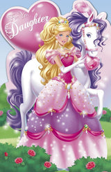 For You Daughter Princess Birthday Greetings Card 