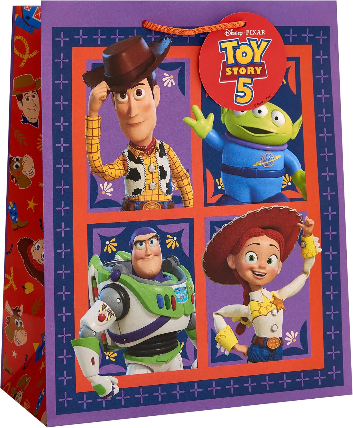 Disney Toy Story 5 Large Gift Bag Birthdays/Weddings/Christmas