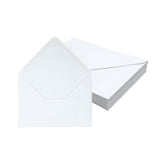 Pack of 50 White 100gsm 108x152mm Gummed Envelopes