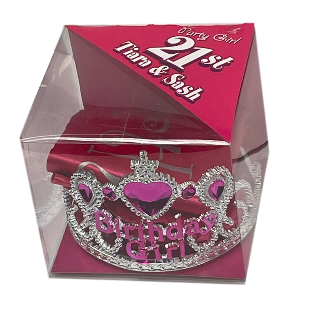 Party Girl 21st Tiara and Sash {DC}