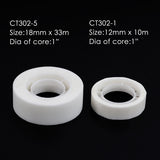 Pack of 8 Invisible Tapes 18mm x 33m