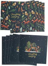 Box of 10 Winter Woodland Animals NSPCC Charity Christmas Cards with Envelopes