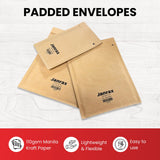 Bubble Lined Size 2/E Padded Brown Postal Envelope by Janrax