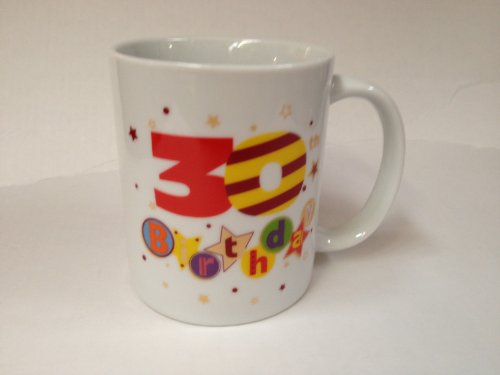 Happy 30th Birthday China Mug - Talking Pictures Fanfare Collection