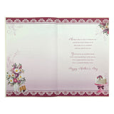 Gran Cake And Flowers Design Mother's Day Card with keepsakes