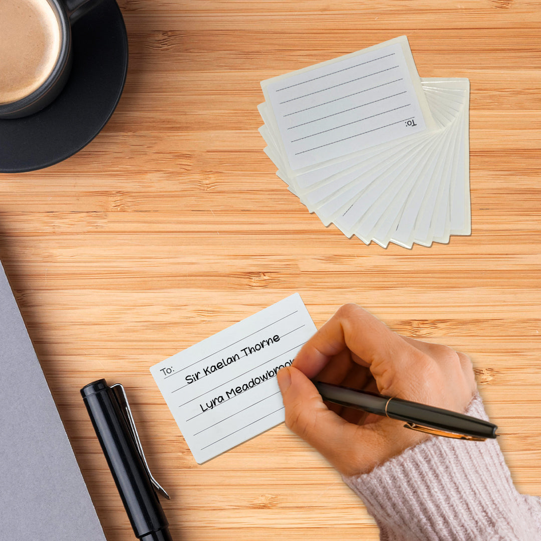 Pack of 12 Self Adhesive Parcel Labels 70x105mm