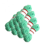 Pastel Green Acrylic Yarn Roll – 10g, 4 Strand 8 Ply Knitting Wool