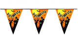 Halloween Bunting 12ft With 11 Pennants Pvc