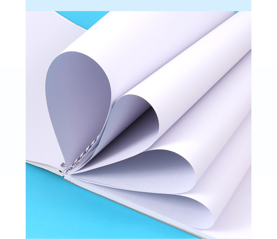 A3 Side Spiral Open Sketch Pad