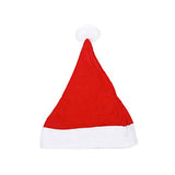 Adult Santa Hat with Bobble and Trim