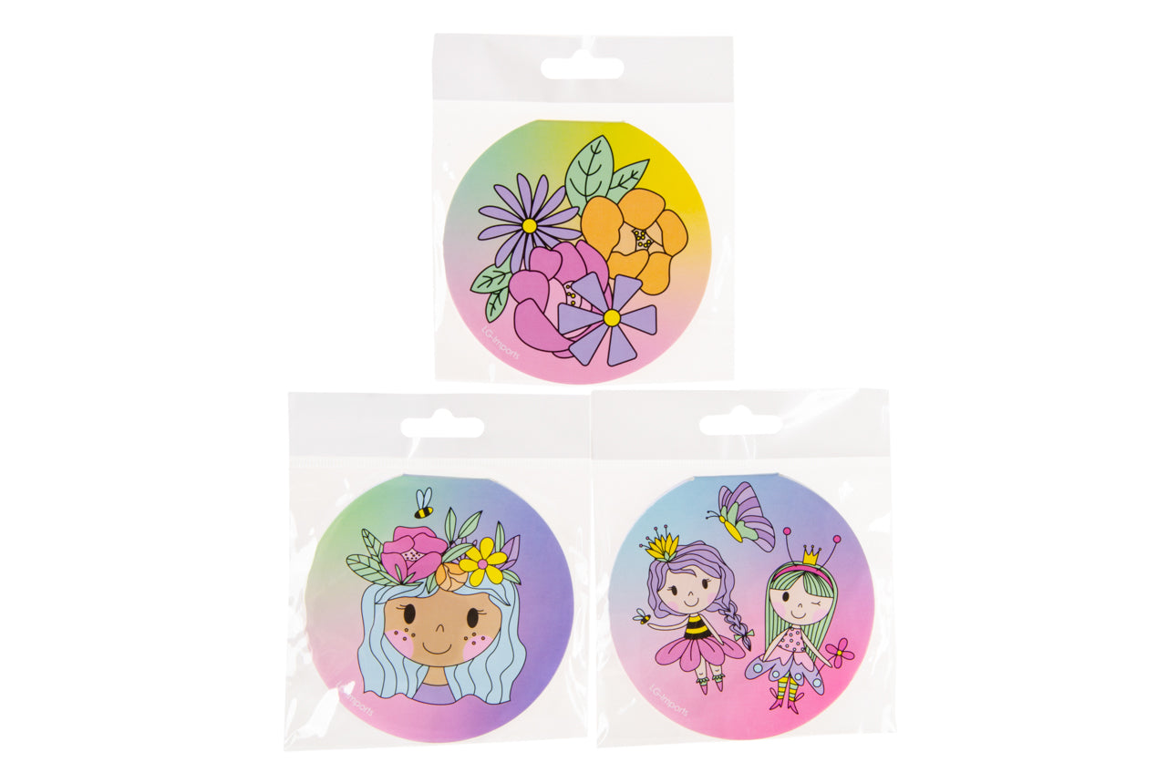 Single Round Princess Design Notebook 8cm