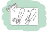 Single Unicorn Print Self-Inflating Bat