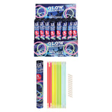Pack of 12 Glow Bracelet in Tube 4 Assorted Colours