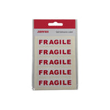 Pack of 35 Fragile Self Adhesive Labels by Janrax