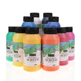 500ml Black Acrylic Paint By Icon