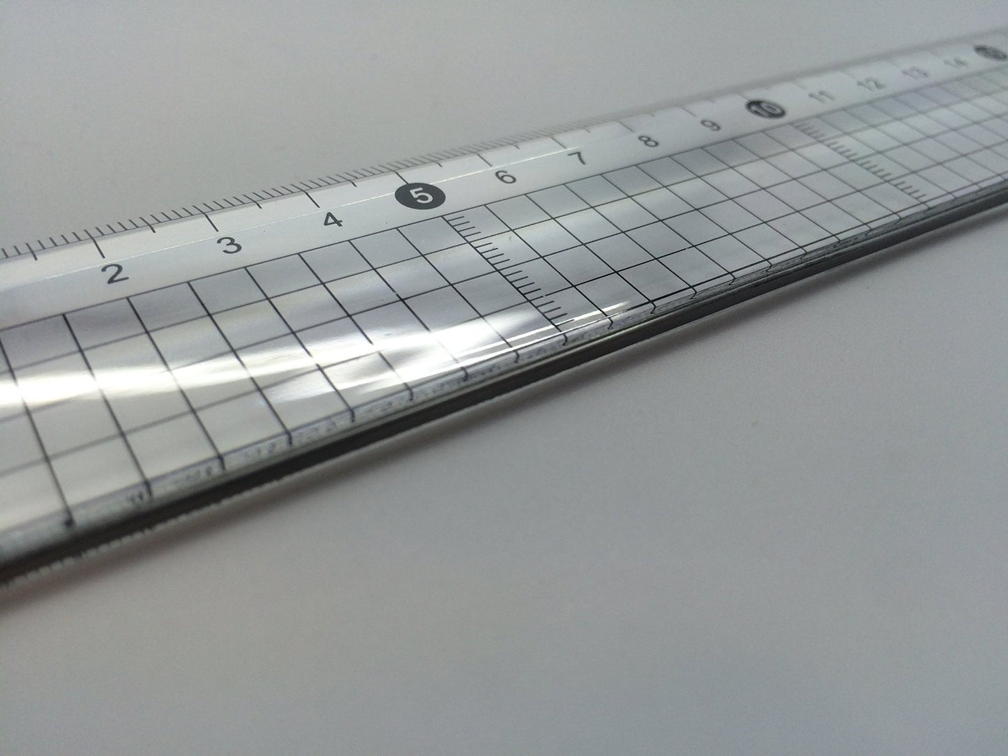 30cm Acrylic Cutting Ruler with Steel Edge