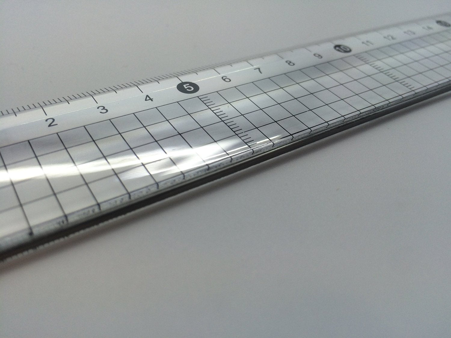 30cm Acrylic Cutting Ruler with Steel Edge