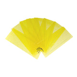 Pack of 8 Yellow 210x80mm Dyslexia Overlay Reading Strips – PET Material, Rounded Corners