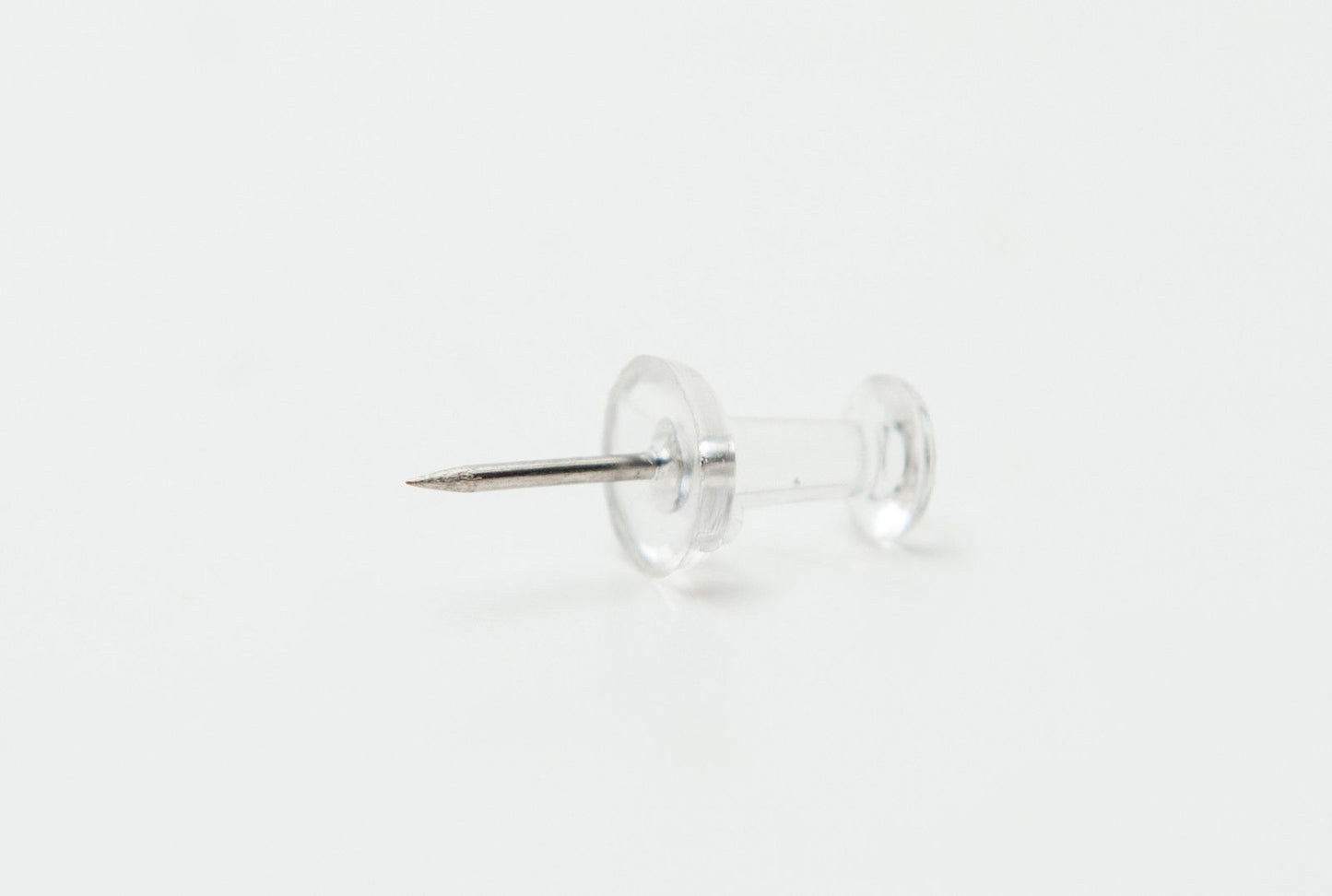 Pack of 1000 Janrax Clear Transparent Push Pins