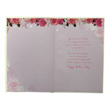 To Dear Grandma Beautiful Roses Design Pink Mother's Day Card