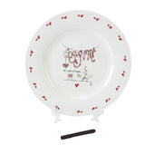 Tracey Russell Engagement Personalisable Plate & Pen Gift Set