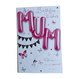 Birthday Wishes Mum Balloon Boutique Greeting Card